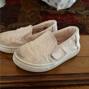 Sparkly Pink Slip-On Kids Shoes